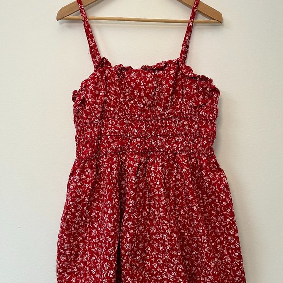 wild fable Dresses & Skirts - Wild Fable Micro Floral w/ Rouching Around Waist Mini Dress - Size Large